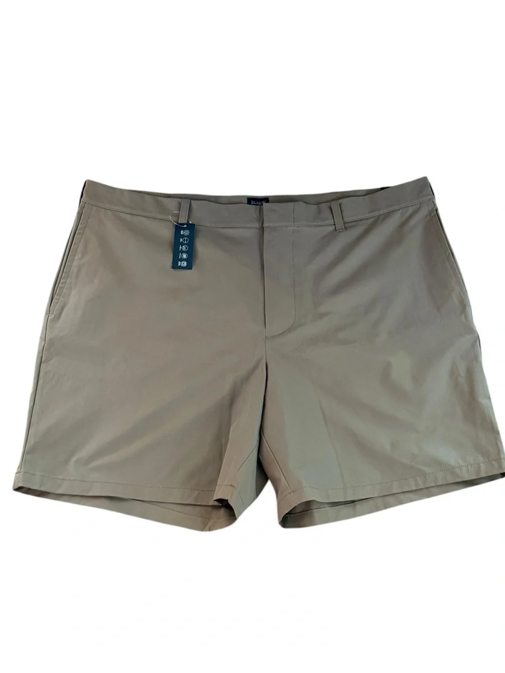 J. CREW Men's 7” Tech Shorts Smokey Taupe Size 40 NEW